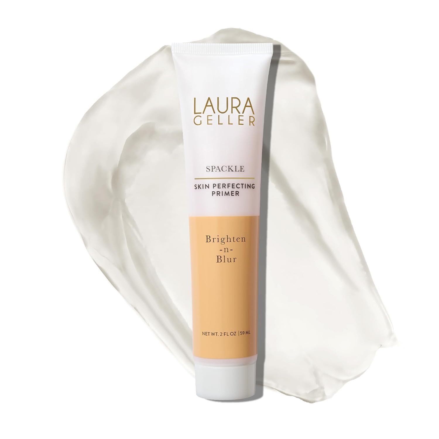 LAURA GELLER NEW YORK Spackle (Brighten-n-Blur) Lightweight Makeup Primer - Skin Perfecting Face Primer with Hyaluronic Acid for Long-Lasting Hydration - 59ml