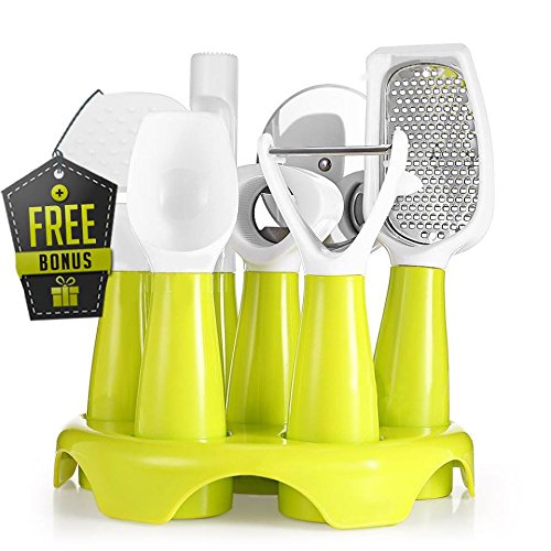 Special kitchen utensil set with stand include:bottle o…
