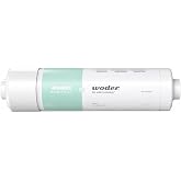 Woder Inline Water Filter System, JG Quick Connect Fittings, Compact Size | Removes 99.9% Lead, Heavy Metals, PFAS &amp; Chlorine Taste, Advanced Selective Filtration, WQA Certified, Made in USA