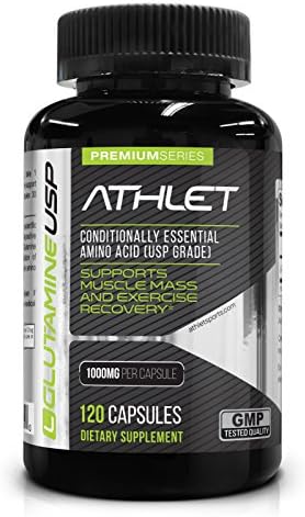 L-Glutamine USP 1000 mg 120 Caps - Maintain Muscles | Restore Energy | Immune System Support | Boost | Post-Workout | Recovery Aid | Amino Acid | Focus