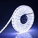 SUPERNIGHT DC12V 5M 16.4Ft Cool White 5050SMD 300LED Waterproof Flexible LED Light Strip Lamp White Tape Version