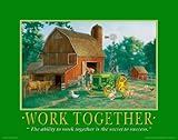 John Deere Tractor Motivational Poster Art Print 11x14 Toys Charles Freitag Wall Decor Pictures