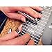 Guitar Slide Kit Included 3Pcs Metal Guitar Slides(Gold Black Silver) and 1Pcs Chrome Stainless Steel Bar Guitar Lap Slide with 4 Stainless Steel Thumb & Finger Picks in Metal Box