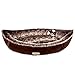JOYELF Medium Dog Bed with Washable Removable Cover, Cute Pirate Ship Warming Cat Cuddle Bed, Plush Banana Calming Pet Bed for Puppy Dogs & Cats with Squeaker Toys as Gift