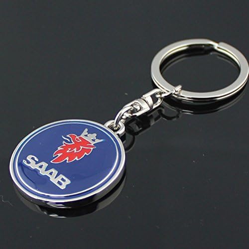 SAAB 3D Metal Car Logo Keychain