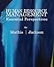 Human Resource Management: Essential Perspectives