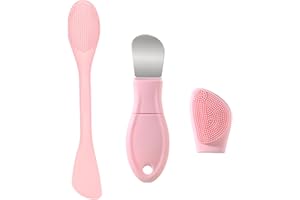 Blackhead Remover Tools, Black Head Remover for Face Nose, Silicone Face Scrubber Pore Cleaning Brush Mask Applicator for Dai