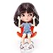 The 12 Inch Nude Doll is Similar to Blyth BJD Doll, Customized Dolls Can Be Changed Makeup and Dress by DIY, Ball Jointed Dolls Best Gifts and Hobby For Girls (short black)
