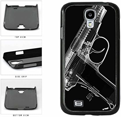 Black And White Gun Xray With Bullets Plastic Phone Case Back Cover Samsung Galaxy S4 I9500
