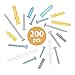 VIGRUE Drywall Anchors Self Tapping Screws Drywall Ribbed Anchors Assortment Kit 200 Pieces