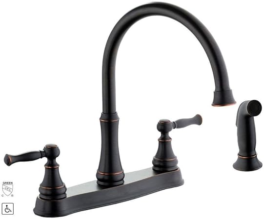 Glacier Bay Fairway Kitchen Faucet With Side Sprayer Amazon Com