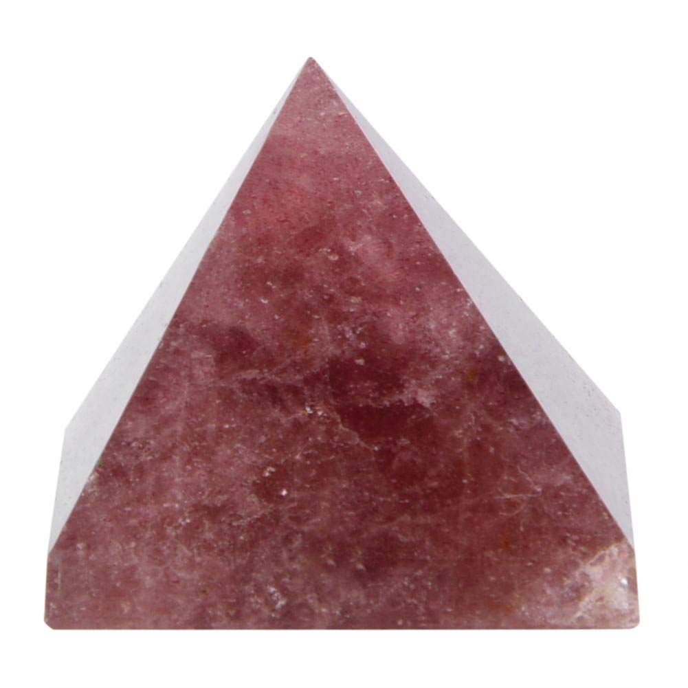 Cafopgrill Natural Crystal Quartz Pyramid Energy Healing Tower Home Decoration Ornament for Home Office