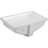 Signature Hardware 18" Myers Rectangular Porcelain Undermount Sink