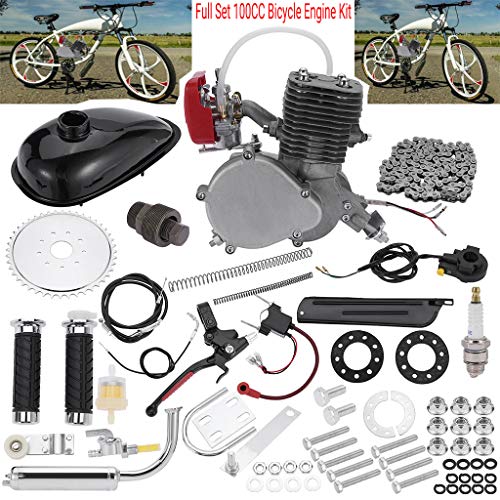 Full Set 100CC Bicycle Engine Kit, Motorized Bike 2-Stroke, Petrol Gas Engine Kit, Super Fuel-effici Full Set 100CC Bicycle Engine Kit, Motorized Bike 2-Stroke, Petrol Gas Engine Kit, Super Fuel-effici