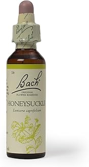 Bach Original Flower Remedies, Honeysuckle - Embrace The Now - Natural Homeopathic Flower Essence for Emotional Balance - Vegan, Gluten Free, Sugar Free - 20mL Dropper