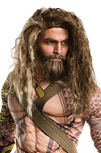 Rubie's Costume Co. Men's Batman V Superman: Dawn of Justice Aquaman Beard and Wig