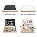 Wooden Magnetic Jigsaw Puzzles Toy, DIWENHOUSE Toddler Toys Educational Travel Puzzle Games Double Sided Drawing Easel for Boys and Girls (Animal World)