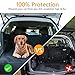 CCJK Dog Car Seat Cover & Cargo Liner Rear Bench,Waterproof Pet Cover Dog Seat Cover Mat with Machine Washable &Nonslip ,Convertible Hammock Shaped for Cars SUV Trucks（Large）