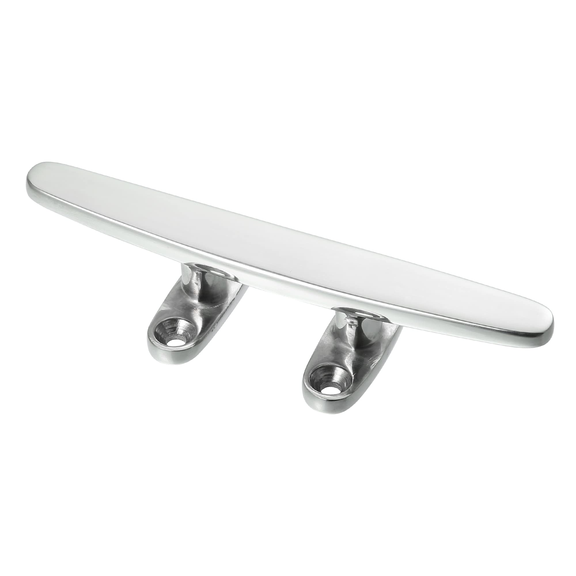 X AUTOHAUX 6 Inch Flagpole Cleat Hook Boat Deck Rope Cleat Stainless Steel