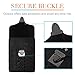 MINICAT Women RFID Blocking Small Crossbody Bags Cell Phone Purse Wallet With Credit Card Slots(Black-A)