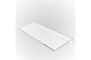 Beego Ergonomic Computer Keyboard Stand Holder Clear Acrylic Keyboard Riser Tilted Keyboard Holder Keyboard Tray with White Non-Slip Strip for Easy Typing at Home School Office Desk Accessories