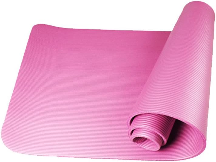 vijTIAN Soft Excellent Flexibility 10MM Non Slip Yoga Mat Exercise Workout Fitness Physio Gym Cushion (Pink)