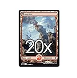 20 Battle for Zendikar Mountain #269 Magic the Gathering Basic FULL ART Land Lot