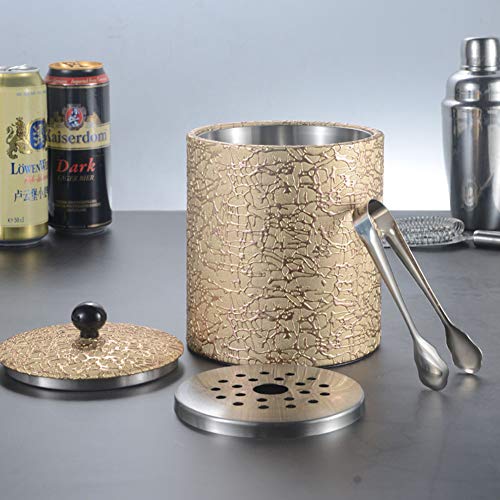 YOMQLJXB Ice Buckets for Parties/Champagne Bucket,Stainless Steel