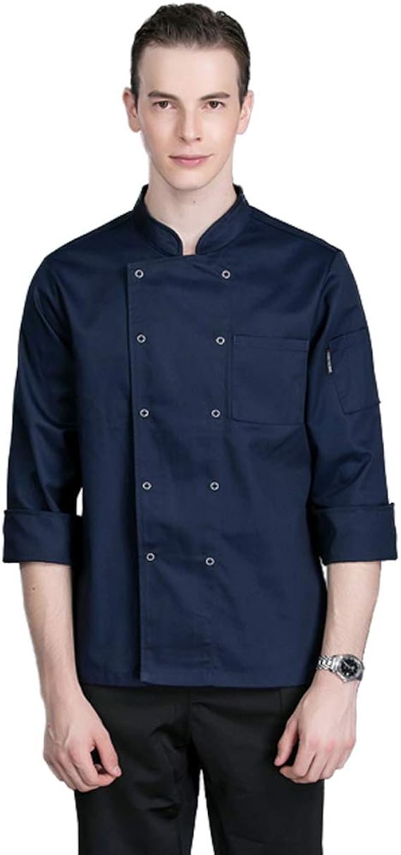 Amazon Co Jp Nanxson コック服 コックコート コックシャツ シェフ服 メンズ 調理服 コックコート 厨房 ワークコート 半袖 洋食 おしゃれ シエフジャケット 白 料理服 コック Cfm0039 服 ファッション小物