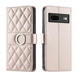 Lucyliy Compatible with Google Pixel 7 Case Flip PU