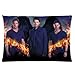 Supernatural TV Series Jensen Ackles Jared Padalecki Misha Collins Personalized Rectangle Pillow Case 24x16 (one side)