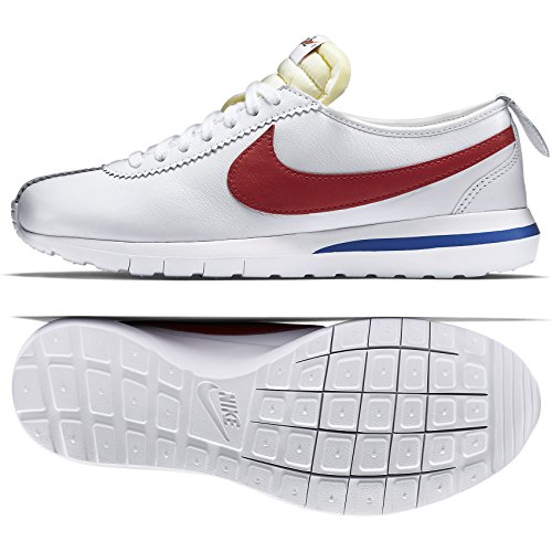 Nike Mens Roshe Cortez NM SP White/Varsity Red-Game Royal Blue Leather