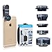 HD Camera Lens Kit 5 in 1 for iPhone 6/ 6s Plus/SE/ 7/ Samsung Galaxy S7/S7 Edge/S6 Edge and Other Android Smart Phone