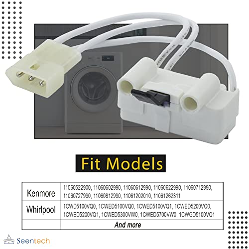 [UPGRADED] 3406107 Dryer Door Switch Replacement by Seentech Exact for