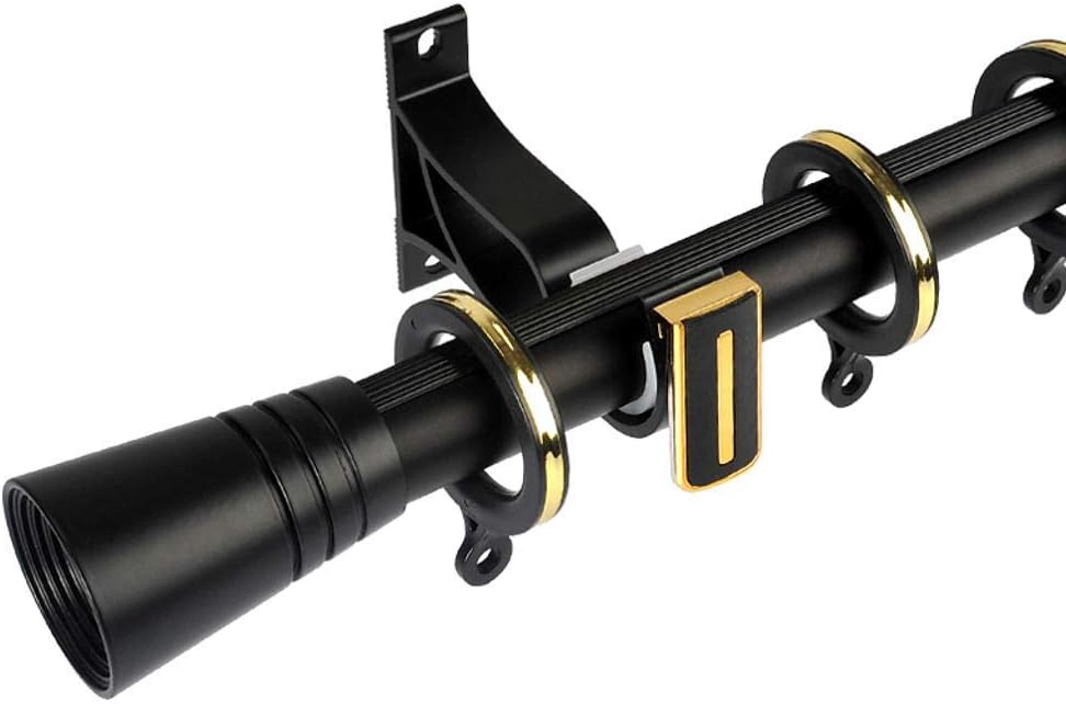 Barra de cortina estándar, barra para cortinas de pared individual con