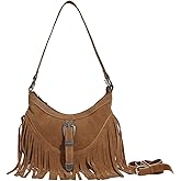 Sunwel Fashion Small Western Fringe Underarm Purse Mini Hipppie Shoulder Bag with Tassel for Women