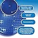 bintiva Adult Sized Stability Wobble Cushion - Large 37cm Seat/Including Free Pump/Exercise Fitness Core Balance Disc