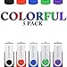 KOOTION 5 Pack Flash Drives USB 2.0/3.0 Mixcolored Memory Stick Thumb Drives (2GB, Blue, Red, Green, Purple, Black)