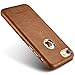 iPhone 7 Leather Case - Leather iPhone 7 Case - Premium PU Leather Case Best Vintage Cellphone Protective Back Cover – Best Luxury Ultra Slim Thin Fit Phone Faux Leather Case for Apple iPhone 7 Brown