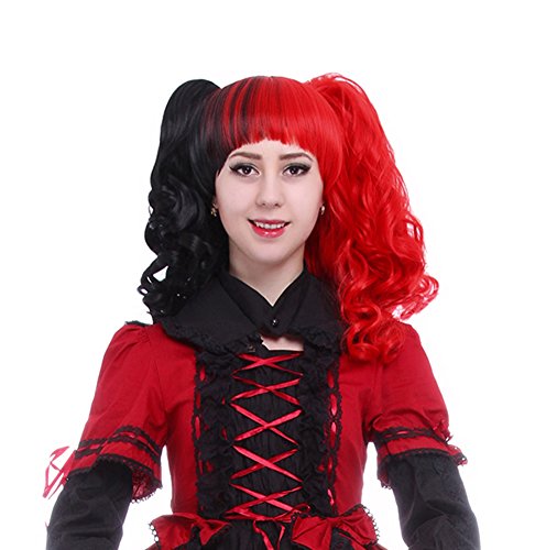 ROLECOS Womens Lolita Long Wavy Cosplay Wigs
