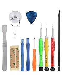 Vastar   Kit de herramientas de reparación de teléfonos móviles para iPhone X, iPhone 8 8 Plus 7 7 Plus 6 6 Plus 6S 5 5C 5S 4 4S iPad 4 3 2 Mini, iPods y más (kit de reparación de teléfonos no apto para algunas placas de metal de iPhone en el interior)