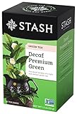 Stash Tea Decaf Premium Green Tea, 18 Count Tea Bags in Foil (Pack of 6)