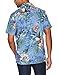 Amazon Brand - 28 Palms Men's Standard-Fit Tropical Vacation Shirt, Blue Bird of Paradise, Large