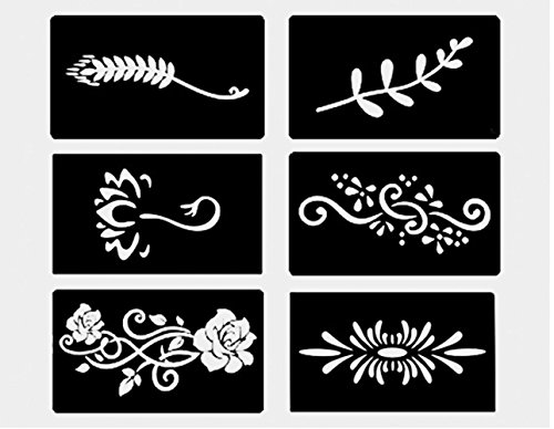tattoo stencil various patterns new henna designs set of 10 pricepulse
