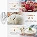 Hand Mixer 2 in 1 Electric mixer 6 Option ( Precise 5 speed control +turbo) 3.7 Quarts Bowl include Beaters and Dough Hooks, Easy Install or Disassemble, Stainless Steel,black,Aicok