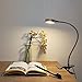 New Version LEPOWER Clip On Light/Reading Lights/Bed Light/Light Color Changeable/Stepless Adjustable Brightness Clip Lamp for Desk, Bed Headboard and Computers (Silver)