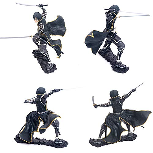 HomMall Anime Character Action Figure Vinyl Collectible PVC Figure Toys( Sword Art Online Kirito)