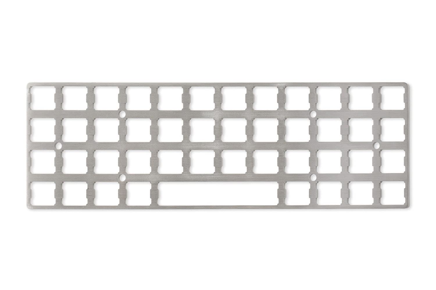 Drop Planck Mechanical Keyboard Kit V6 — DIY Compact 40% Ortholinear Layout, Kaihua Hotswap Sockets, Programmable PCB, USB-C, and Aluminum Case (Mid-Pro), Space Gray