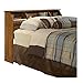 Sauder Shoal Creek Bookcase Headboard, Full/Queen, Oiled Oak finish