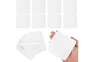 20pcs Chamois Cloths, 3.9x3.9 Inch Pottery Tools Chamois Soft Chamois Cleaning Cloth Multifunctional Leather Suede Chamois Cl
